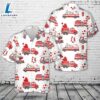 Fire Trucks and Valentine Hearts Hawaiian Shirt Gift Summer 3 Fire Trucks and Valentine Hearts Hawaiian Shirt