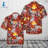 Fire trucks Firefighter Hawaiian Shirt Gift Summer 2 Fire trucks Firefighter Hawaiian Shirt