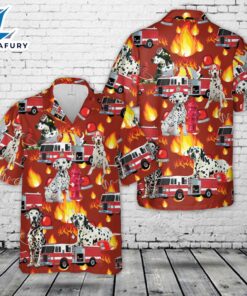 Fire trucks Firefighter Hawaiian Shirt