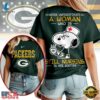 Green Bay Packers NFL Snoopy Never Underestimate A Nurse Unisex T Shirt