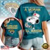 Jacksonville Jaguars NFL Snoopy Never Underestimate A Nurse Unisex T Shirt