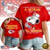 Kansas City Chiefs NFL Snoopy Never Underestimate A Nurse Unisex T Shirt