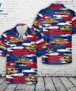 M1 Abrams Tank, 4th Of July Hawaiian Shirt