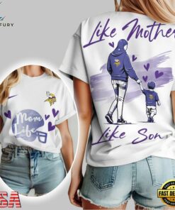 Minnesota Vikings Premium NFL Like Mother Like Son 3D Shirt