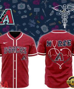 MLB Arizona Diamondbacks Happy International Nurses Day Baseball Jersey