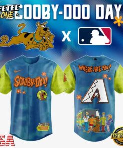 MLB Arizona Diamondbacks Scooby-Doo Baseball Jersey