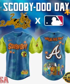 MLB Atlanta Braves Scooby-Doo Baseball Jersey