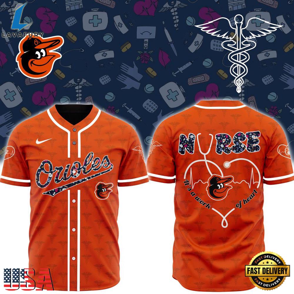 MLB Baltimore Orioles Happy International Nurses Day 2026 Baseball Jersey Shirt MLB Baltimore Orioles Happy International Nurses Day 2026 Baseball Jersey Shirt