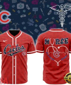 MLB Chicago Cubs Happy International Nurses Day Baseball Jersey