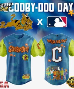 MLB Cleveland Guardians Scooby-Doo Baseball Jersey