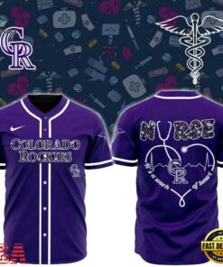 MLB Colorado Rockies Happy International Nurses Day Baseball Jersey