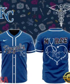 MLB Kansas City Royals Happy International Nurses Day Baseball Jersey