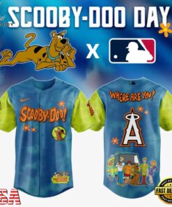 MLB Los Angeles Angels Scooby-Doo Baseball Jersey