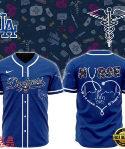 MLB Los Angeles Dodgers Happy International Nurses Day Baseball Jersey
