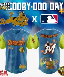 MLB Miami Marlins Scooby-Doo Baseball Jersey