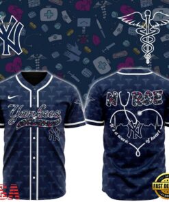 MLB New York Yankees Happy International Nurses Day Baseball Jersey