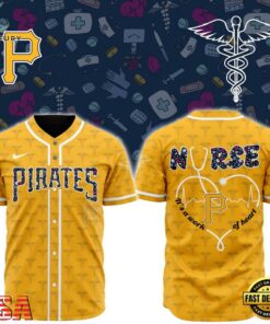MLB Pittsburgh Pirates Happy International Nurses Day Baseball Jersey