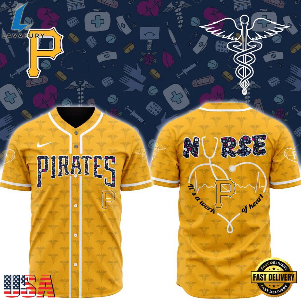 MLB Pittsburgh Pirates Happy International Nurses Day 2026 Baseball Jersey Shirt MLB Pittsburgh Pirates Happy International Nurses Day 2026 Baseball Jersey Shirt