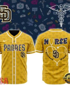 MLB San Diego Padres Happy International Nurses Day Baseball Jersey