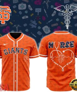 MLB San Francisco Giants Happy International Nurses Day Baseball Jersey