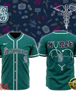 MLB Seattle Mariners Happy International Nurses Day Baseball Jersey