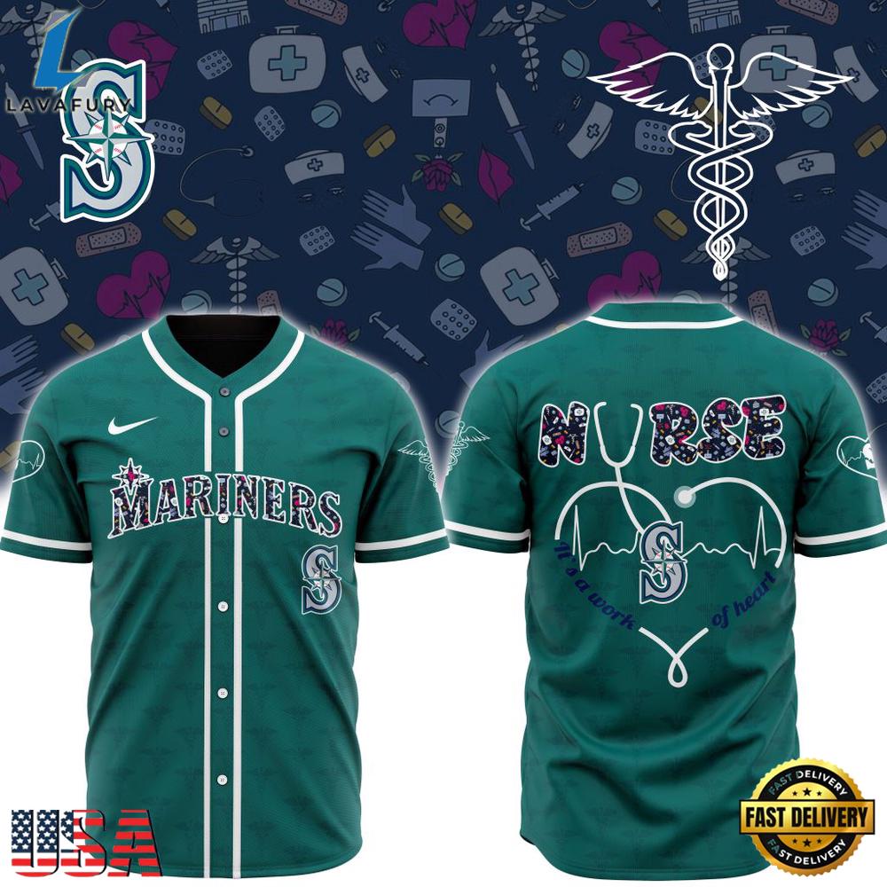 MLB Seattle Mariners Happy International Nurses Day 2026 Baseball Jersey Shirt MLB Seattle Mariners Happy International Nurses Day 2026 Baseball Jersey Shirt