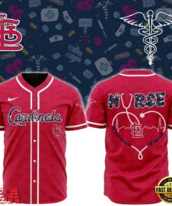 MLB St. Louis Cardinals Happy International Nurses Day Baseball Jersey