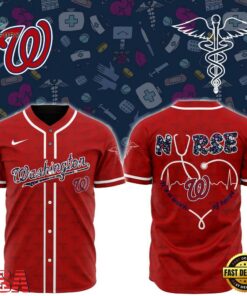 MLB Washington Nationals Happy International Nurses Day Baseball Jersey