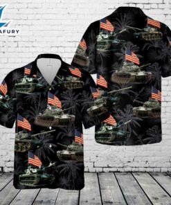 National Guard M60 Tank 4th Of July Hawaiian Shirt