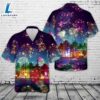 Palm Trees Fireworks, 4th Of July Hawaiian Shirt