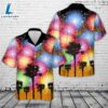 Palm Trees Fireworks 4th of July Hawaiian Shirt