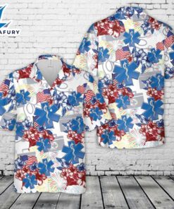 Paramedic USA, 4th Of July Hawaiian Shirt