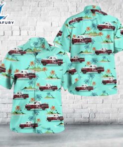 Paris, Kentucky, Paris Fire Department 1961 Seagrave Pumper Fire Truck Hawaiian Shirt