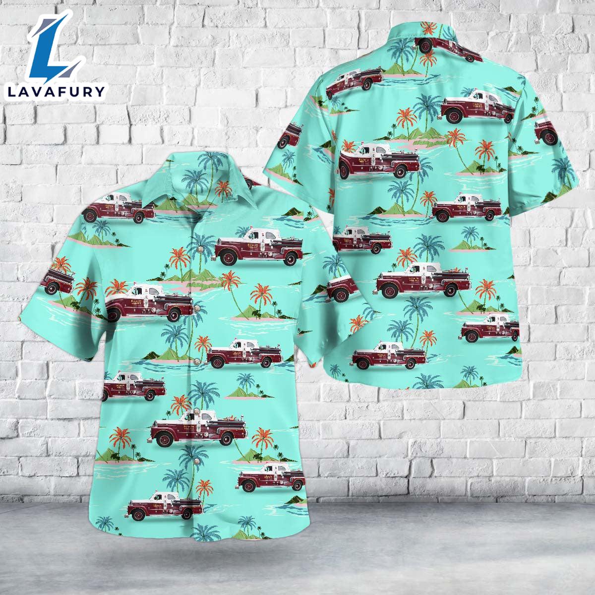 Paris, Kentucky, Paris Fire Department 1961 Seagrave Pumper Fire Truck Hawaiian Shirt Gift Summer Paris, Kentucky, Paris Fire Department 1961 Seagrave Pumper Fire Truck Hawaiian Shirt Gift Summer