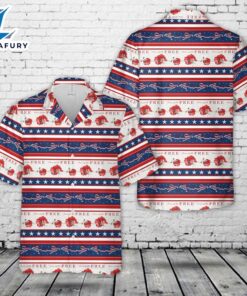 Patriotic 4th July Poppy Flag Hawaiian Shirt