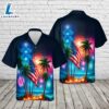 Patriotic 4th of July Tropical Palm Tree And Firework Hawaiian Shirt