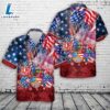 Patriotic Pineapple Sunglasses 4th Of July Hawaiian Shirt