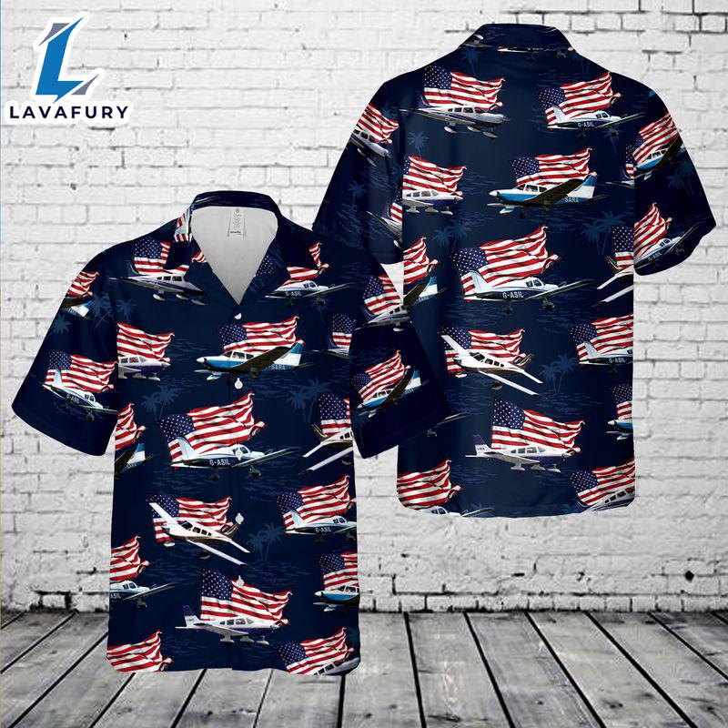 Piper PA-28 Cherokee 4th Of July Hawaiian Shirt 4TH Of July Piper PA-28 Cherokee 4th Of July Hawaiian Shirt 4TH Of July