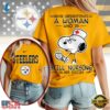 Pittsburgh Steelers NFL Snoopy Never Underestimate A Nurse Unisex T Shirt