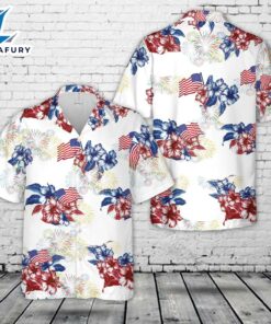 Red White And Blue, 4th Of July Hawaiian Shirt