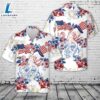 Red White And Blue Octopus, 4th Of July Hawaiian Shirt