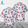 Red White & Blue Bows 4th Of July Hawaiian Shirt