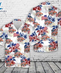 Redfish 4th Of July Hawaiian Shirt