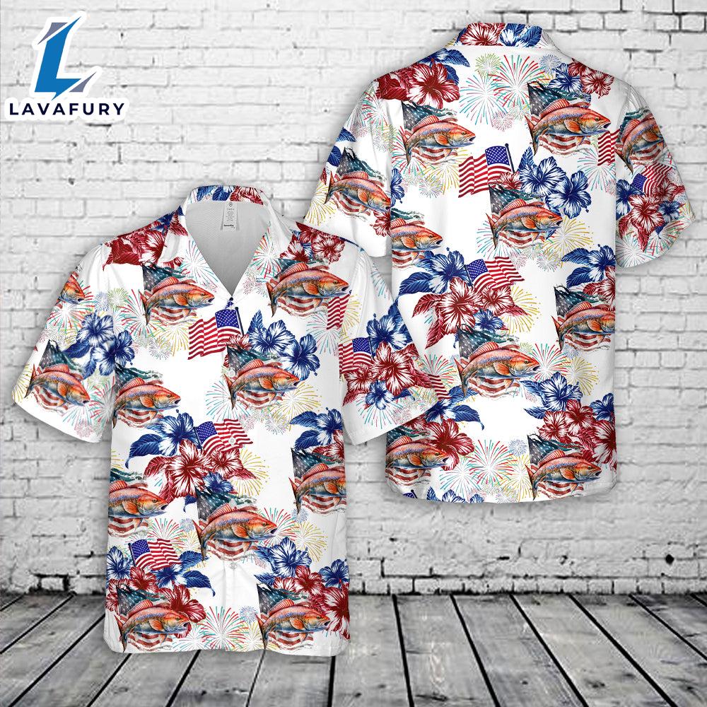 Redfish 4th Of July Hawaiian Shirt 4TH Of July Redfish 4th Of July Hawaiian Shirt 4TH Of July