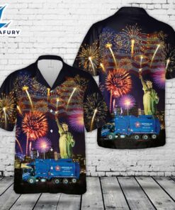 REPUBLIC SERVICES TRUCK 8812, 4th Of July Hawaiian Shirt
