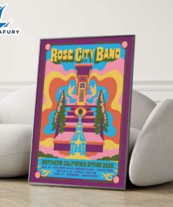 Rose City Band Northern California Spring 2026 Tour Poster