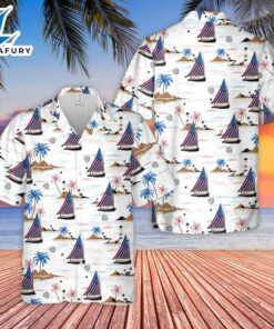 Sailboat USA 4th Of July Hawaiian Shirt