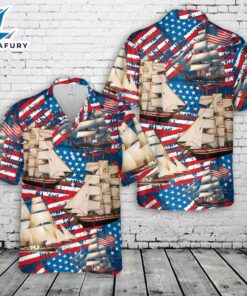 Sailing America, 4th Of July Hawaiian Shirt