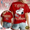 San Francisco 49ers NFL Snoopy Never Underestimate A Nurse Unisex T Shirt