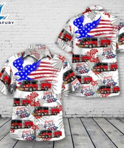 Schaumburg, Illinois, Schaumburg Fire Department, 4th Of July Hawaiian Shirt